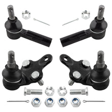 BOXI 4pcs Front Lower Ball Joint Outer Tie Rods Fit for Lexus ES300 1992-2001