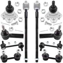 BOXI (Set of 10) Front Lower Ball Joints and Front & Rear Sway Bars and Inner & Outer Tie Rods