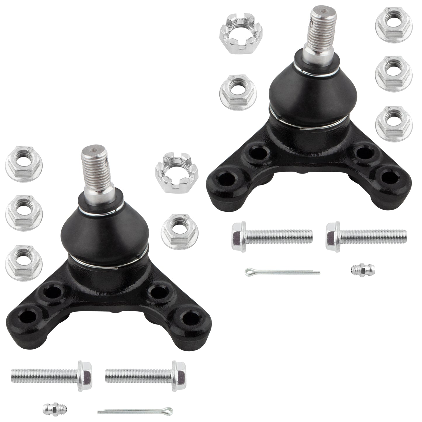 BOXI (Set of 4) Front Upper Ball Joints and Outer Tie Rods fit for Toyota Tacoma 1995 1996 1997 — product photo 3