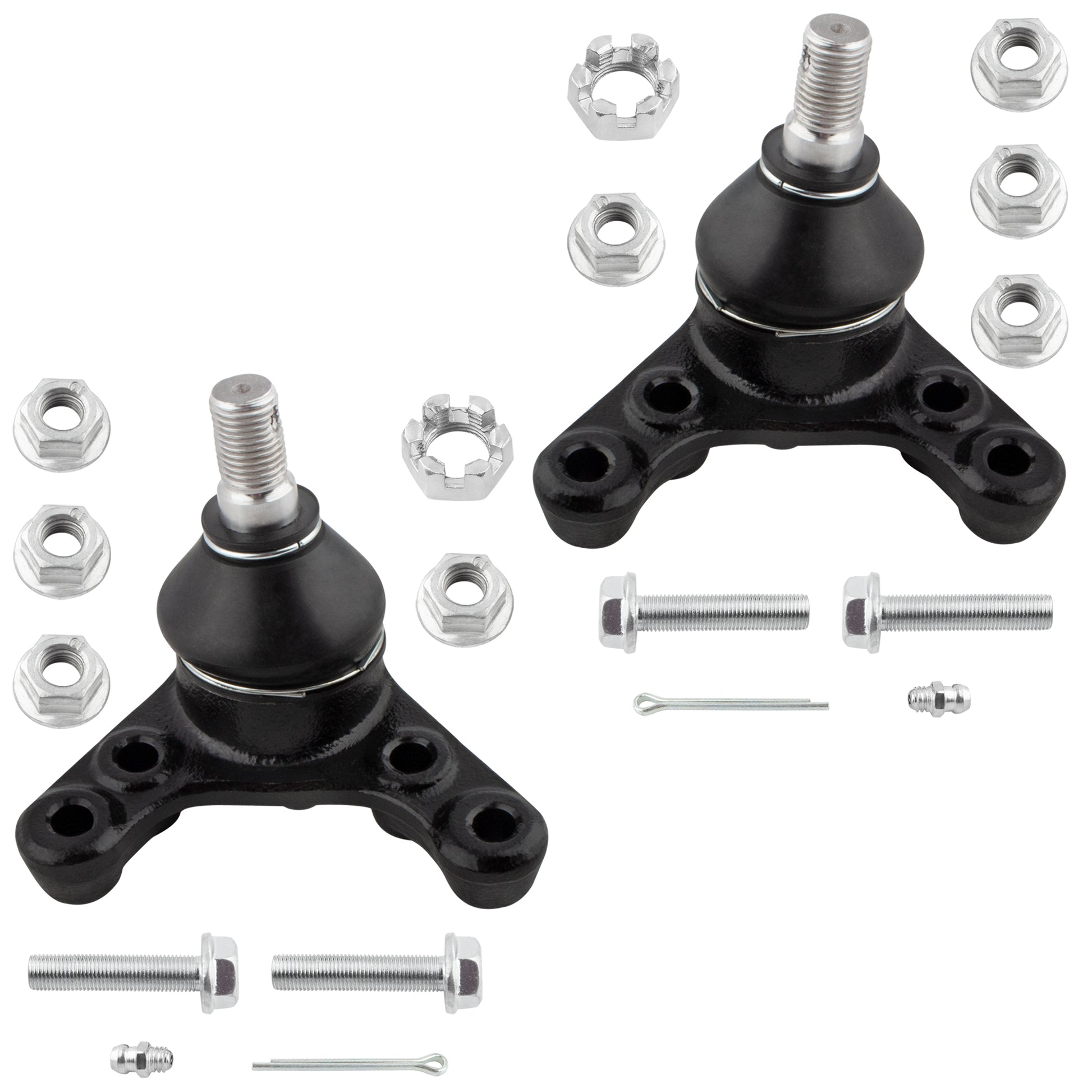 BOXI (Set of 4) Front Upper Ball Joints and Outer Tie Rods fit for Toyota Tacoma 1995 1996 1997 — product photo 3