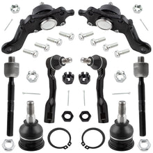 BOXI (Set of 8) Front Inner & Outer Tie Rod Ends + Upper & Lower Ball Joints Fit for Toyota Sequoia