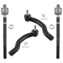 BOXI (Set of 4) Front Inner + Outer Tie Rods Fit for Toyota Rav4 2006 2007 2008 2009 2010 2011 2012