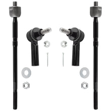 BOXI 4pcs Front Inner Outer Tie Rods Tie Rod Ends Fit for Lexus ES250 1990 1991