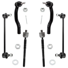 BOXI (Set of 6) Front Inner & Outer Tie Rod Ends + Sway Bar End Links Fit for Toyota Camry 2007