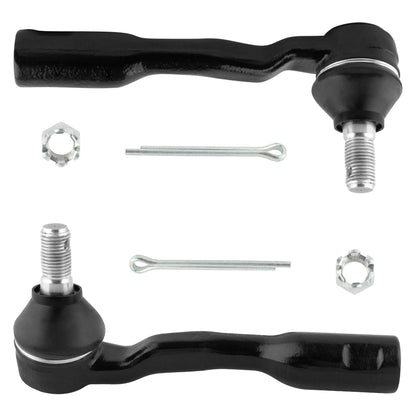 BOXI 2pcs Front Outer Tie Rod End Links Fit for Toyota Sequoia 2001 2002 3.4L 4.7L