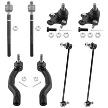 BOXI 8pcs Front Lower Ball Joints Sway Bar Links Inner Outer Tie Rods Fit for Toyota RAV4 2006 2007