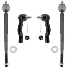 BOXI 4PC Steering Tie Rod Ends Fit for Toyota RAV4 2001 2002 2003 EV442 ES3654 ES3655 Inner