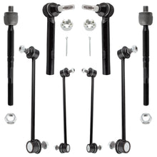 BOXI 8pcs Front & Rear Sway Bar End Links + Inner Outer Tie Rod Ends Fit for Lexus RX330 2004 2005
