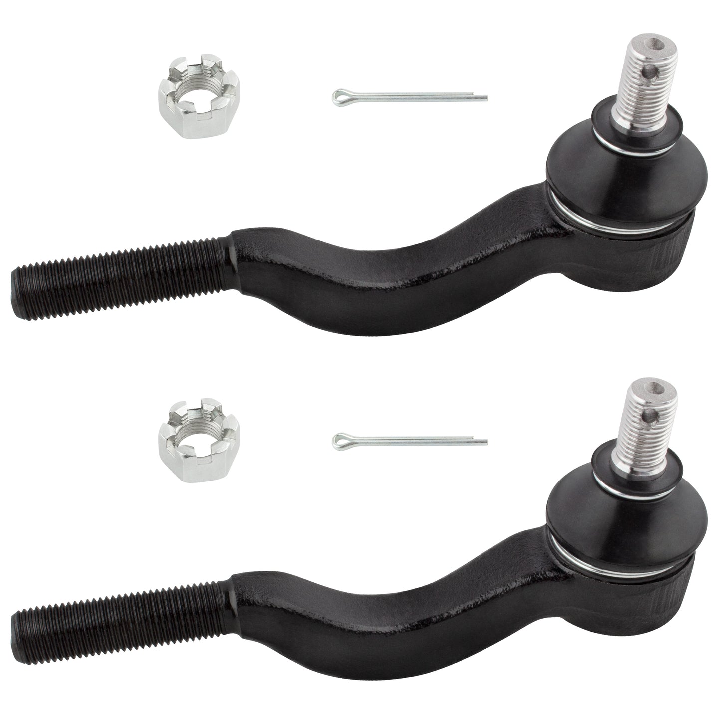 BOXI 2pcs Front Inner Tie Rod End Links Fit for Toyota Corolla 1980 1981 1982