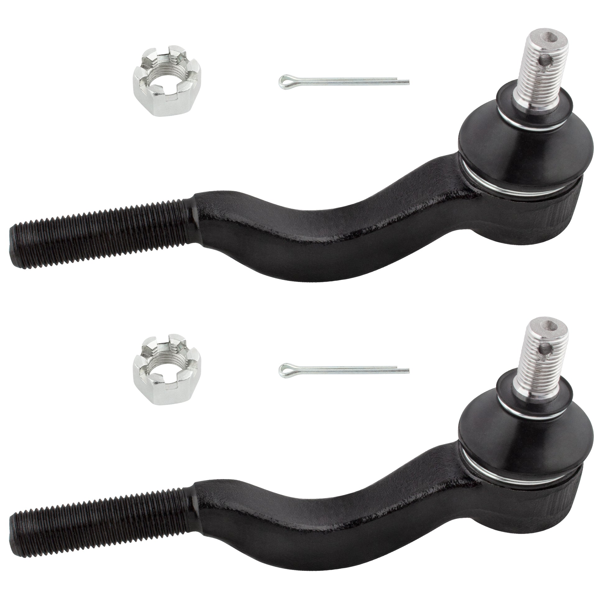 BOXI 2pcs Front Inner Tie Rod End Links Fit for Toyota Corolla 1980 1981 1982