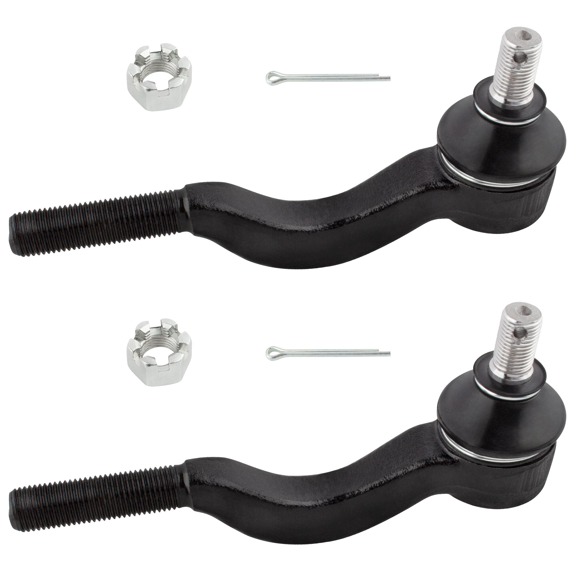 BOXI 2pcs Front Inner Tie Rod End Links Fit for Toyota Corolla 1980 1981 1982