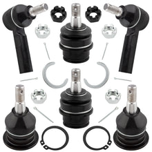 BOXI 6PC K80811 K80827 ES80941 Front Upper Lower Ball Joint and Outer Tie Rod End Kit for Toyota