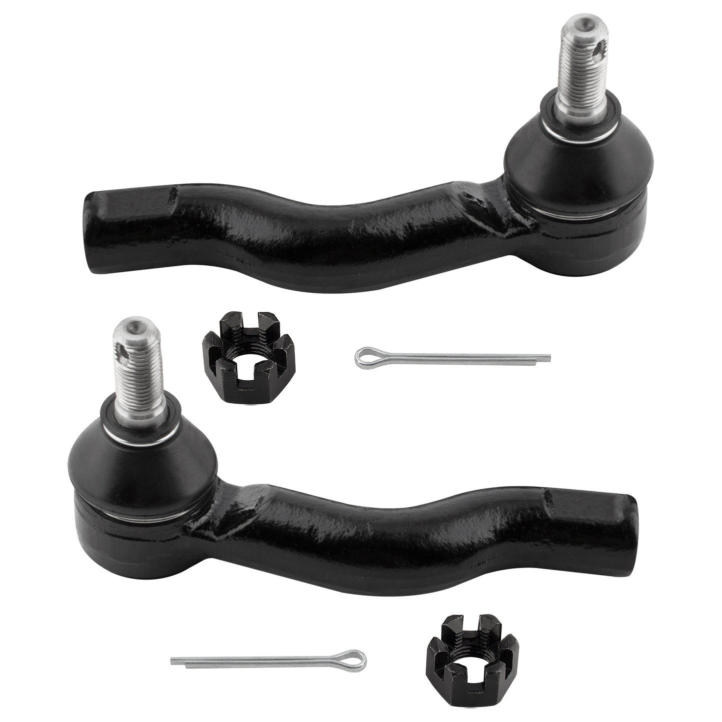 BOXI (Set of 4) Front Lower Ball Joints & Outer Tie Rod Ends fit for Toyota RAV4 2001 2002 2003 — product photo 3
