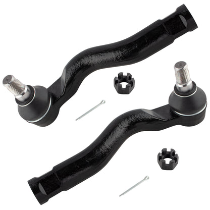 BOXI 2pcs Front Outer Tie Rod End Links Fit for Toyota Sequoia 2008-2020