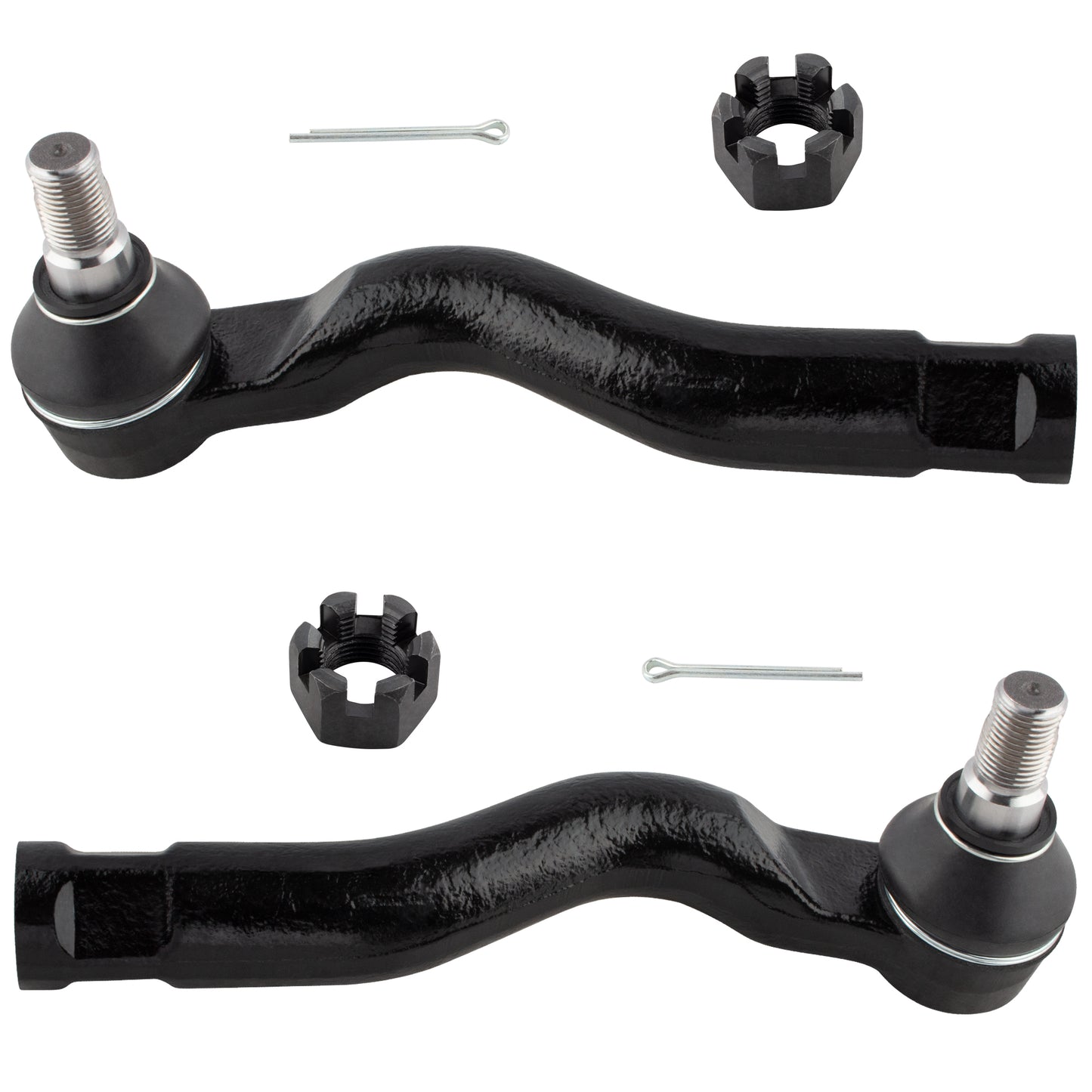 BOXI 2pcs Front Outer Tie Rod End Links Fit for Toyota Sequoia 2008-2020 — product photo 2