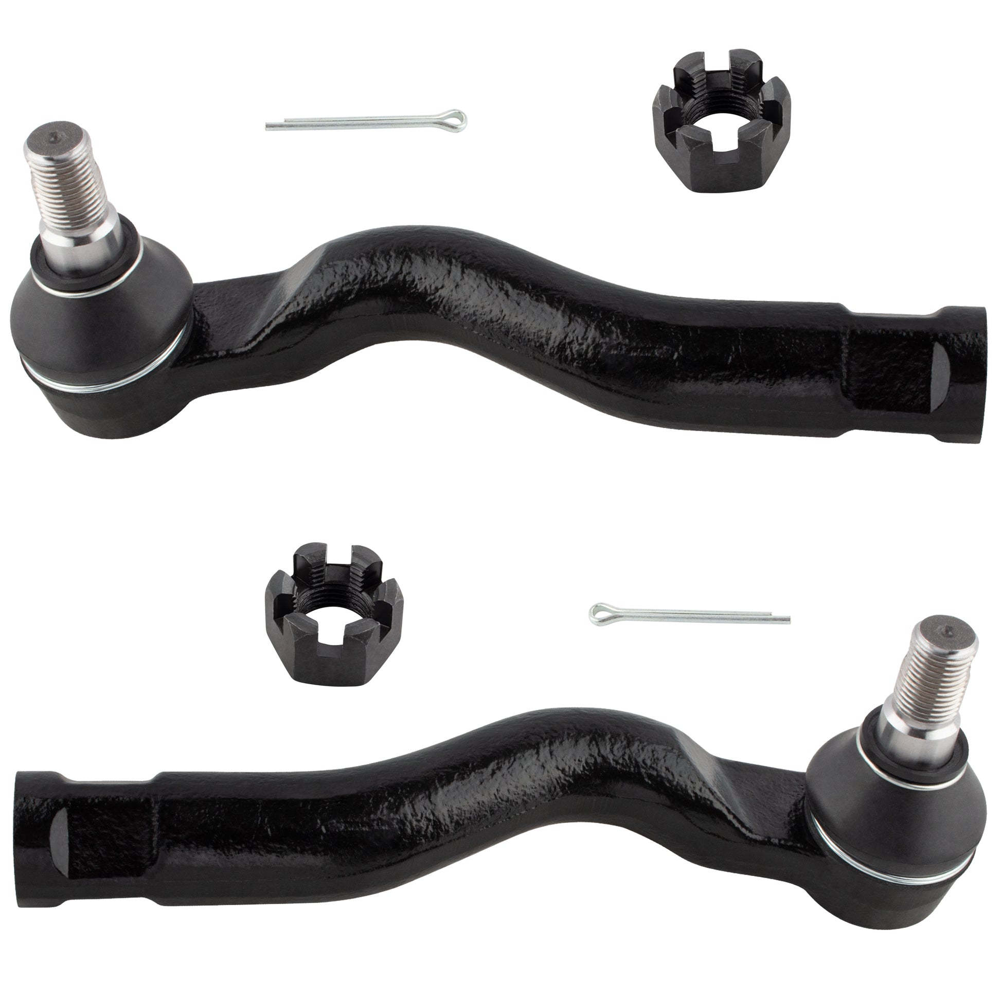 BOXI 2pcs Front Outer Tie Rod End Links Fit for Toyota Sequoia 2008-2020 — product photo 2