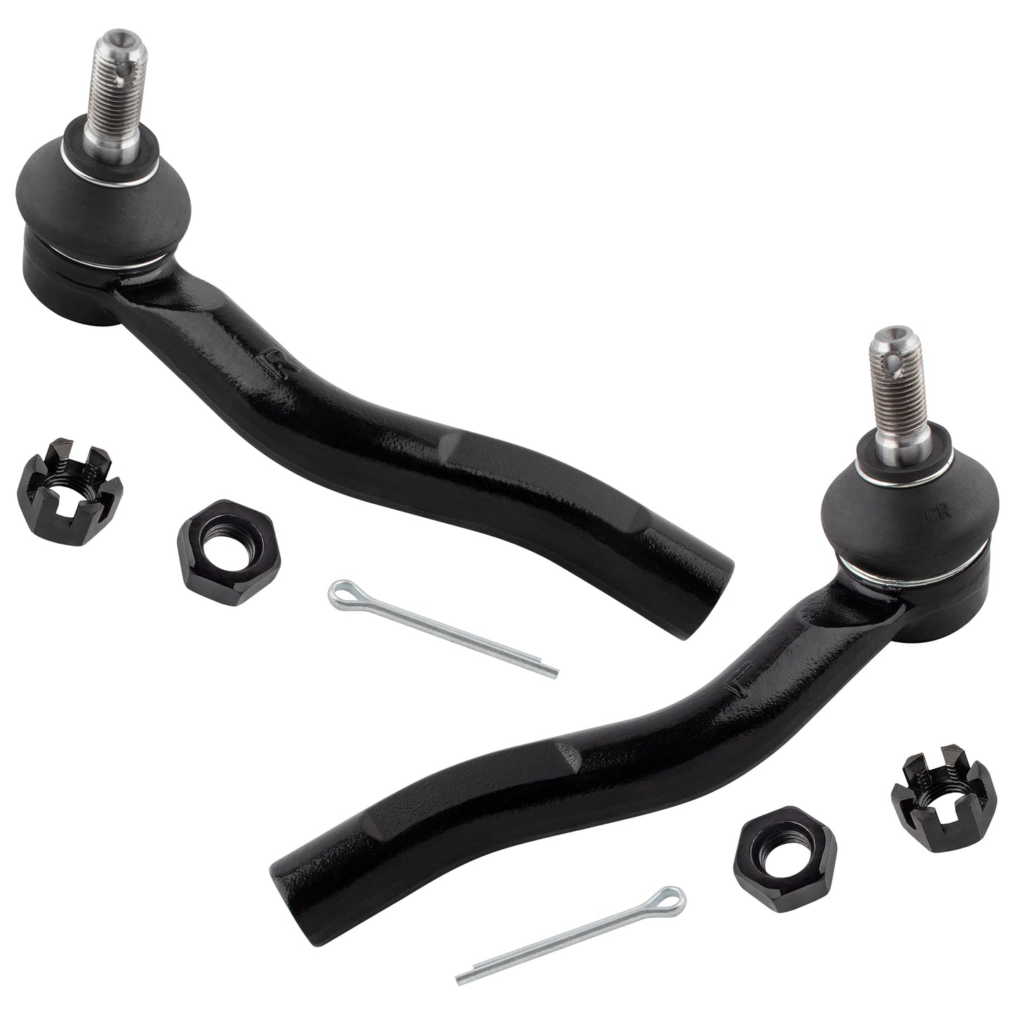 BOXI 4pcs Front Inner and Outer Tie Rods ES3556 ES3555 EV410, Steering tie Rod End for Toyota Echo — product photo 2
