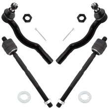 BOXI (Set of 4) Front Inner Outer Tie Rod Ends fit for Toyota Previa 1991 1992 1993 1994 1995 1996