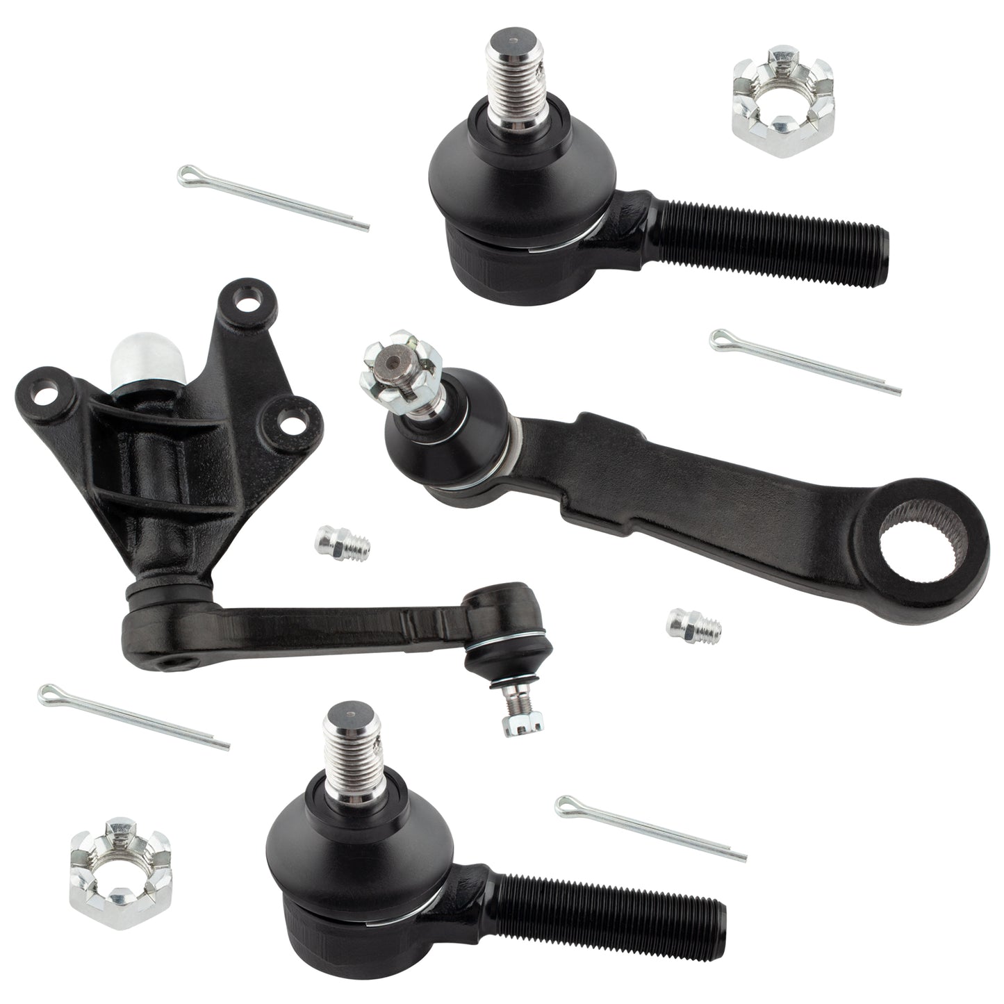 BOXI (Set of 4) Front Outer Tie Rod End + Pitman Arm + Idler Arm fit for Toyota 4Runner 1991 — product photo 4