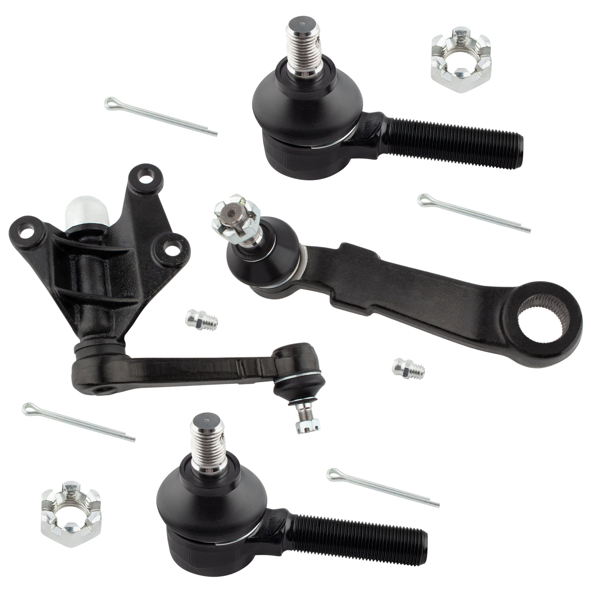 BOXI (Set of 4) Front Outer Tie Rod End + Pitman Arm + Idler Arm fit for Toyota 4Runner 1991 — product photo 4