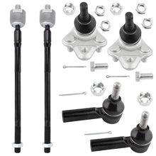 BOXI 6pcs Suspension Kit Front Inner Outer Tie Rod End Lower Ball Joints Fit 1996-2002 For Toyota