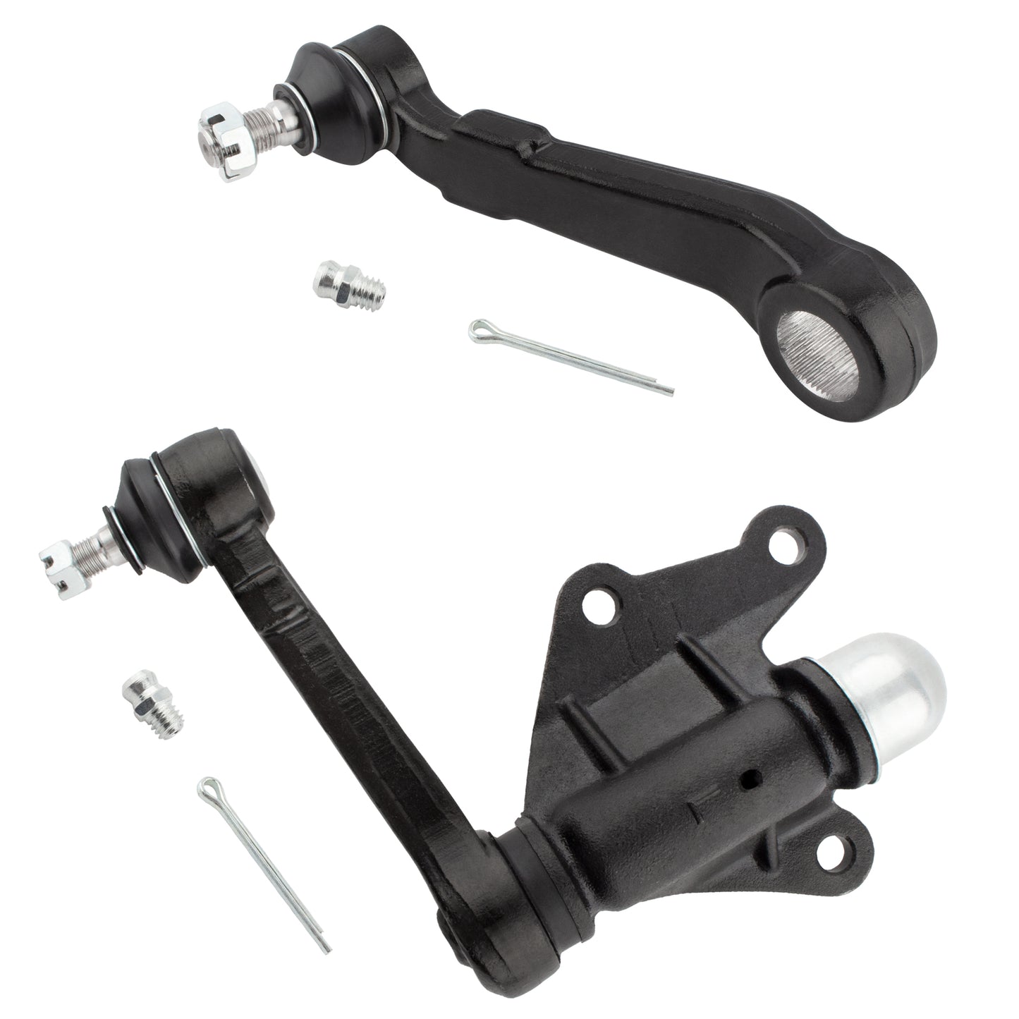 BOXI 2pcs Front Steering Idler and Pitman Arms Fit for Toyota 4Runner 1986-1995 4WD