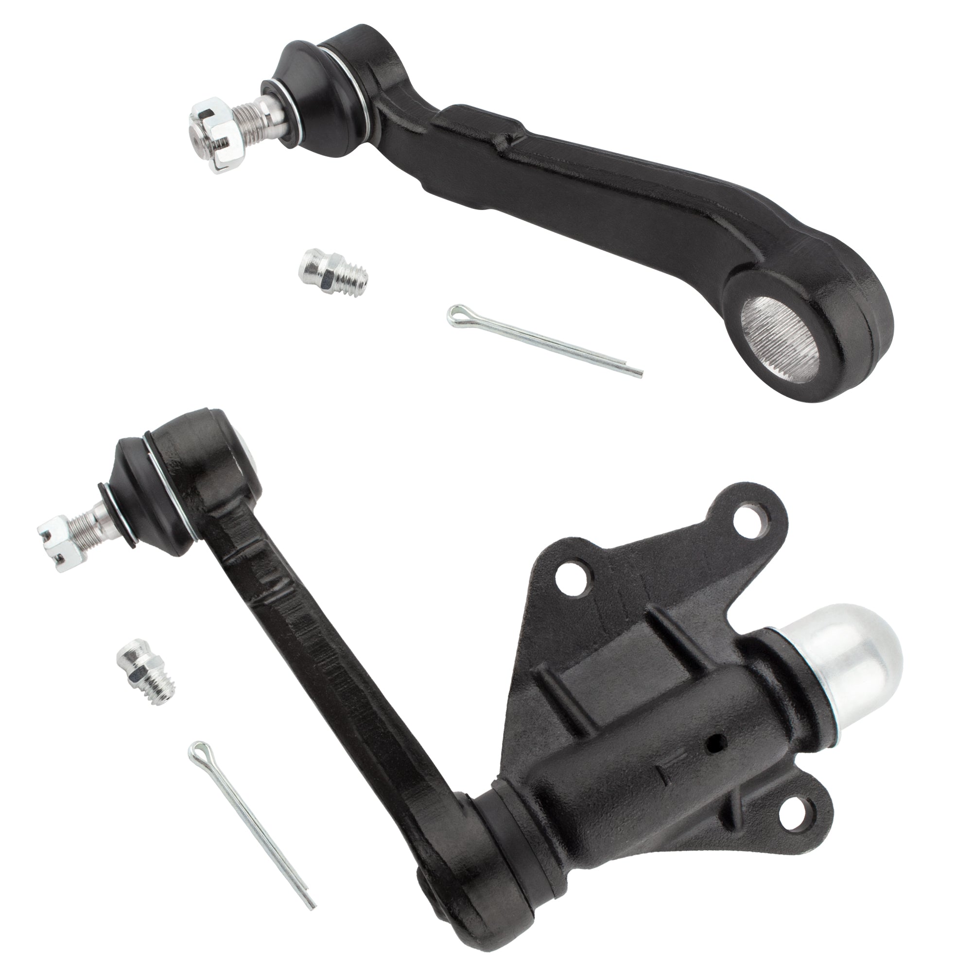 BOXI 2pcs Front Steering Idler and Pitman Arms Fit for Toyota 4Runner 1986-1995 4WD