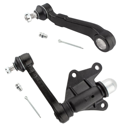BOXI 2pcs Front Steering Idler and Pitman Arms Fit for Toyota 4Runner 1986-1995 4WD