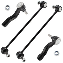 BOXI (Set of 4) Front Sway Bar End Links + Outer Tie Rods fit for Toyota Celica 2000 2001 2002 2003