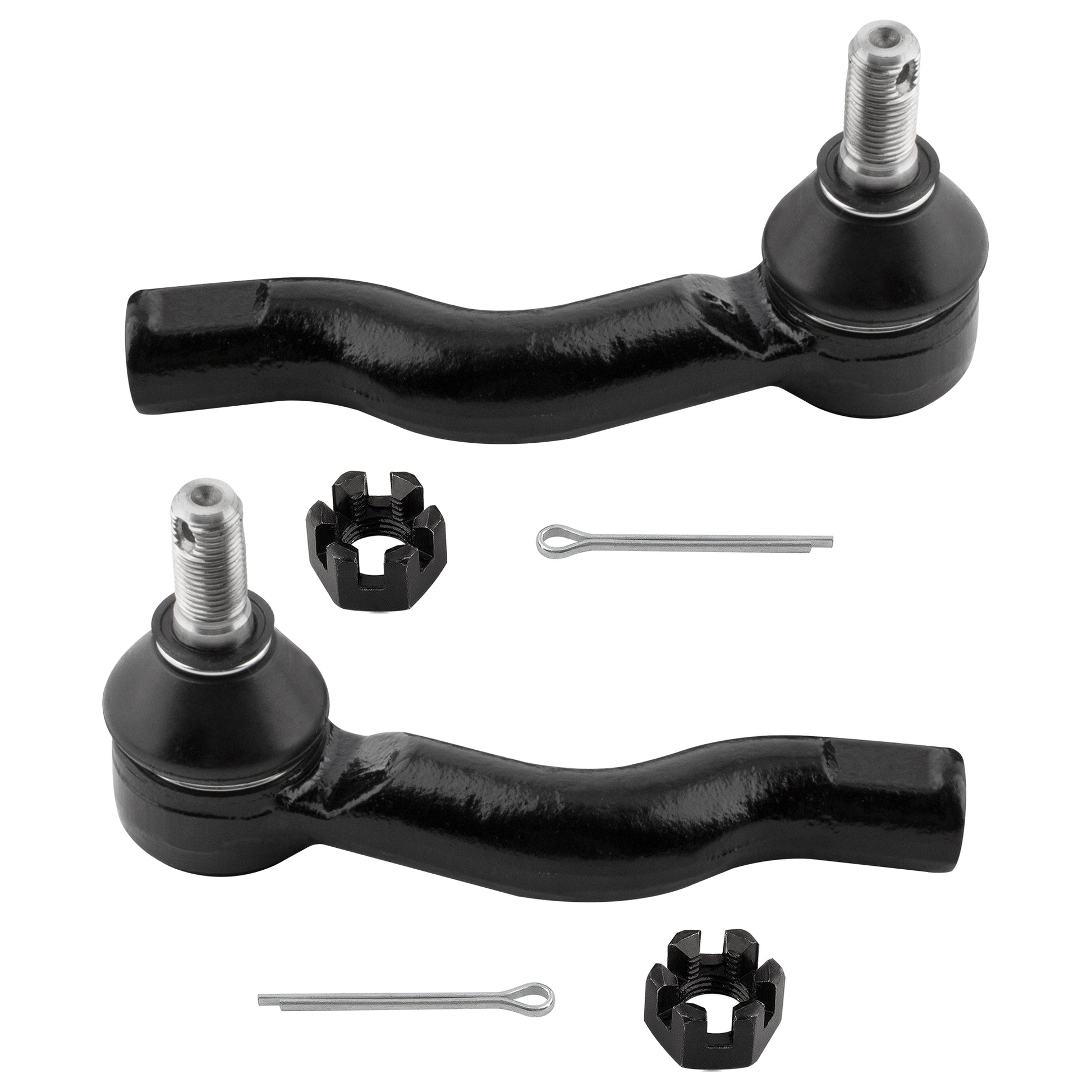 BOXI 2pcs Front Outer Tie Rod Ends Fit for Toyota RAV4 2001 2002 2003 2004 2005
