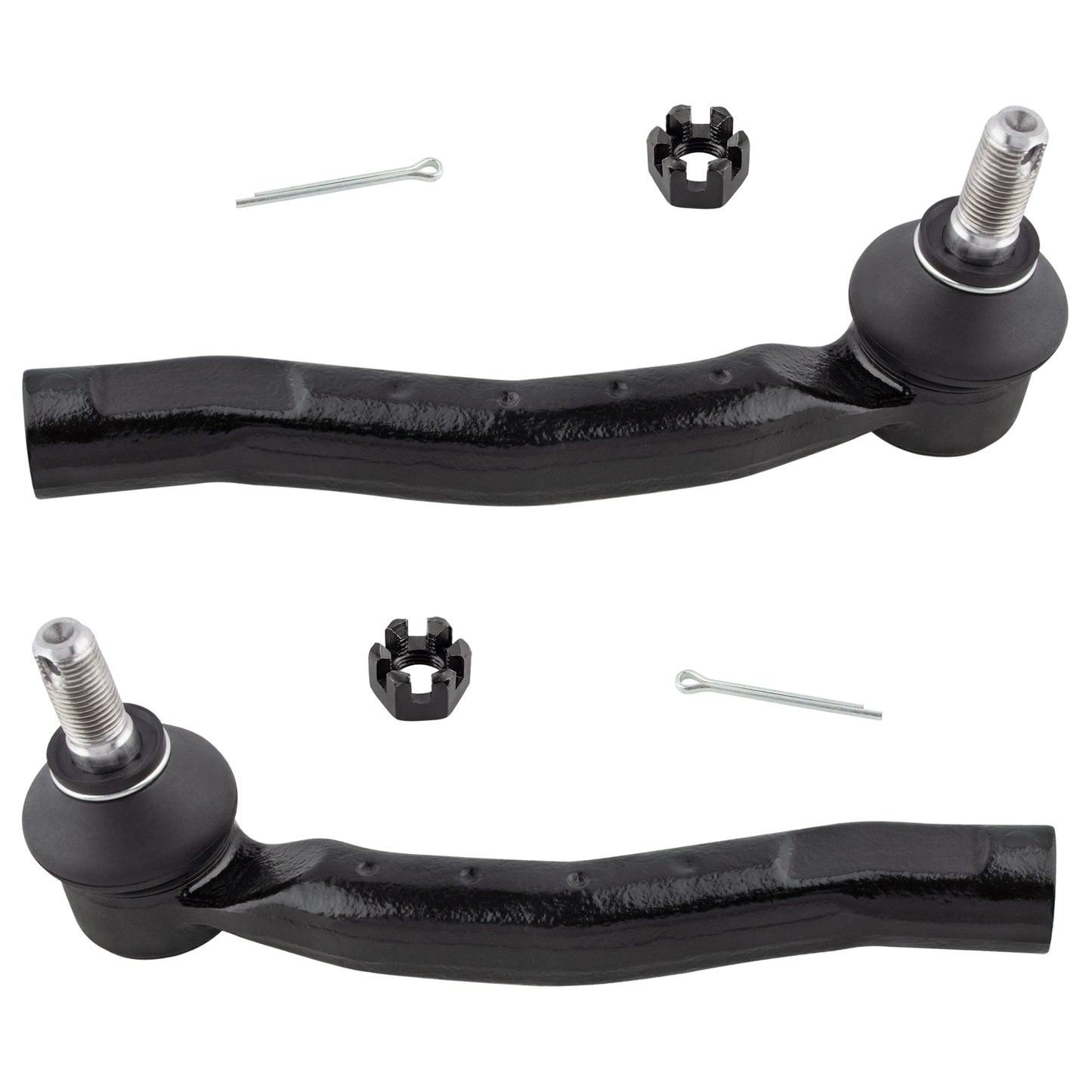 BOXI 2pcs Front Outer Tie Rod End Links Fit for Toyota Prius C 2012 2013 2014 2015 2016 2017 2018