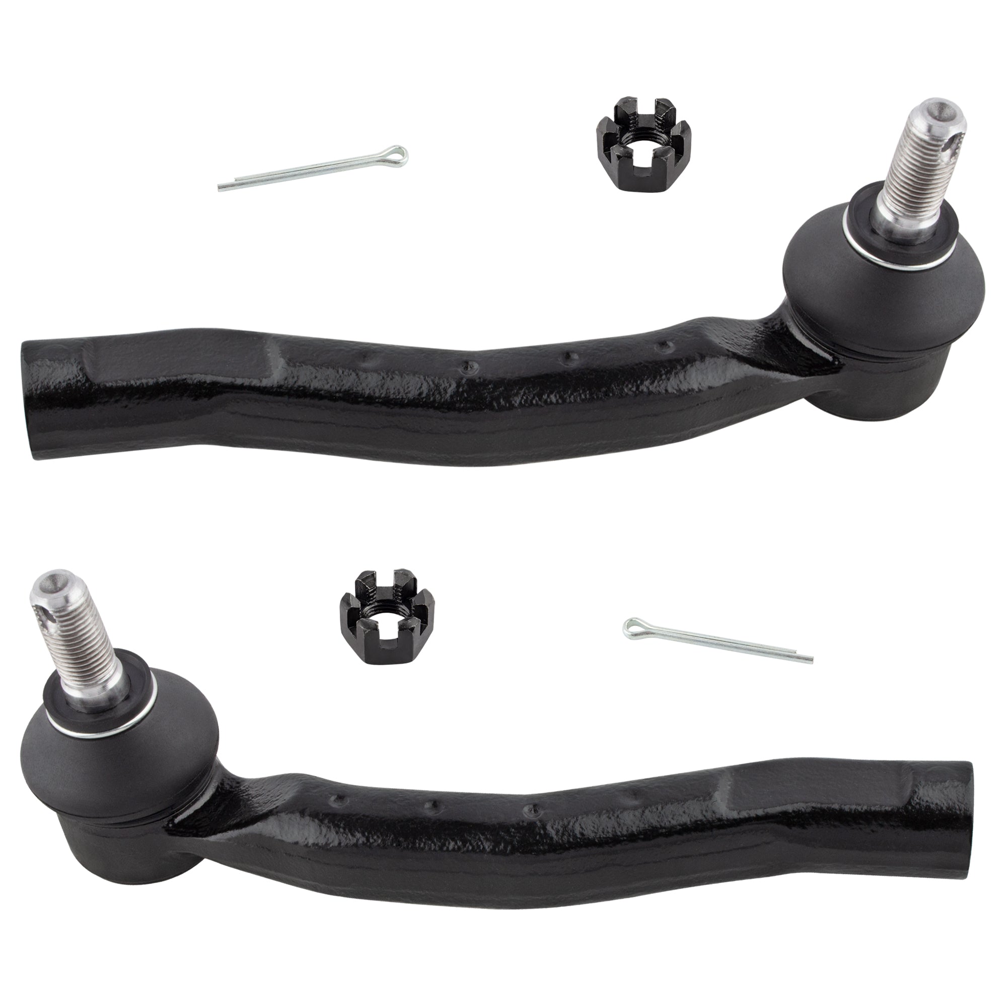 BOXI 2pcs Front Outer Tie Rod End Links Fit for Toyota Prius C 2012 2013 2014 2015 2016 2017 2018
