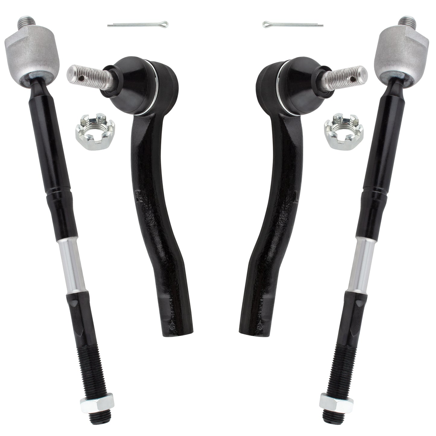BOXI 4pcs Front Suspension Tie Rod End Link Kit Fit for Toyota Corolla 2003 2004 2005 2006 2007 — product photo 8