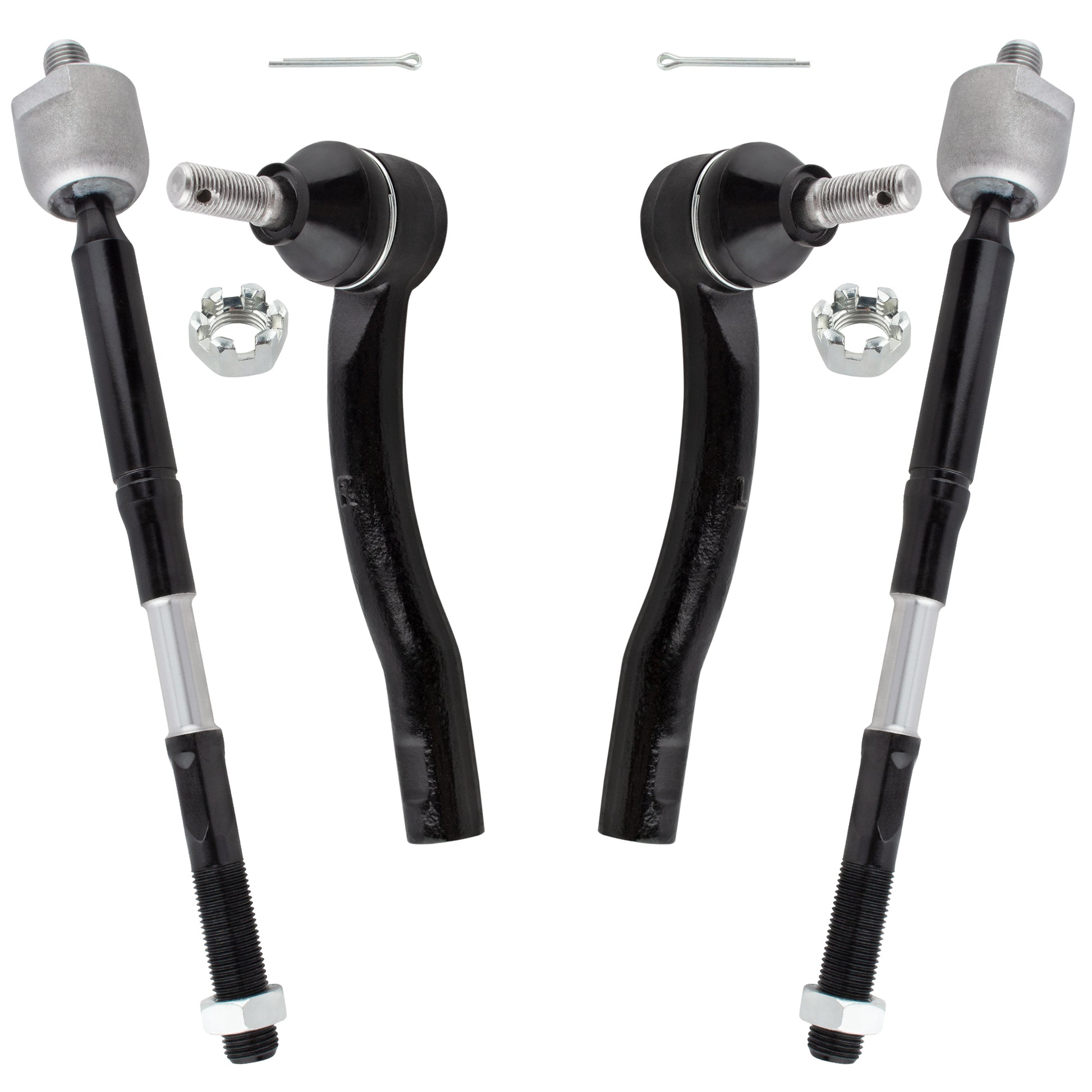 BOXI 4pcs Front Suspension Tie Rod End Link Kit Fit for Toyota Corolla 2003 2004 2005 2006 2007 — product photo 8