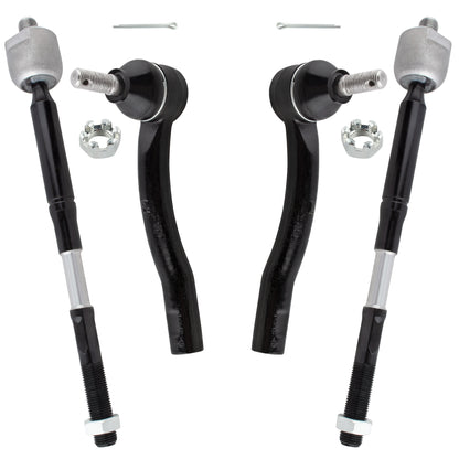 BOXI 4pcs Front Suspension Tie Rod End Link Kit Fit for Toyota Corolla 2003 2004 2005 2006 2007 — product photo 8