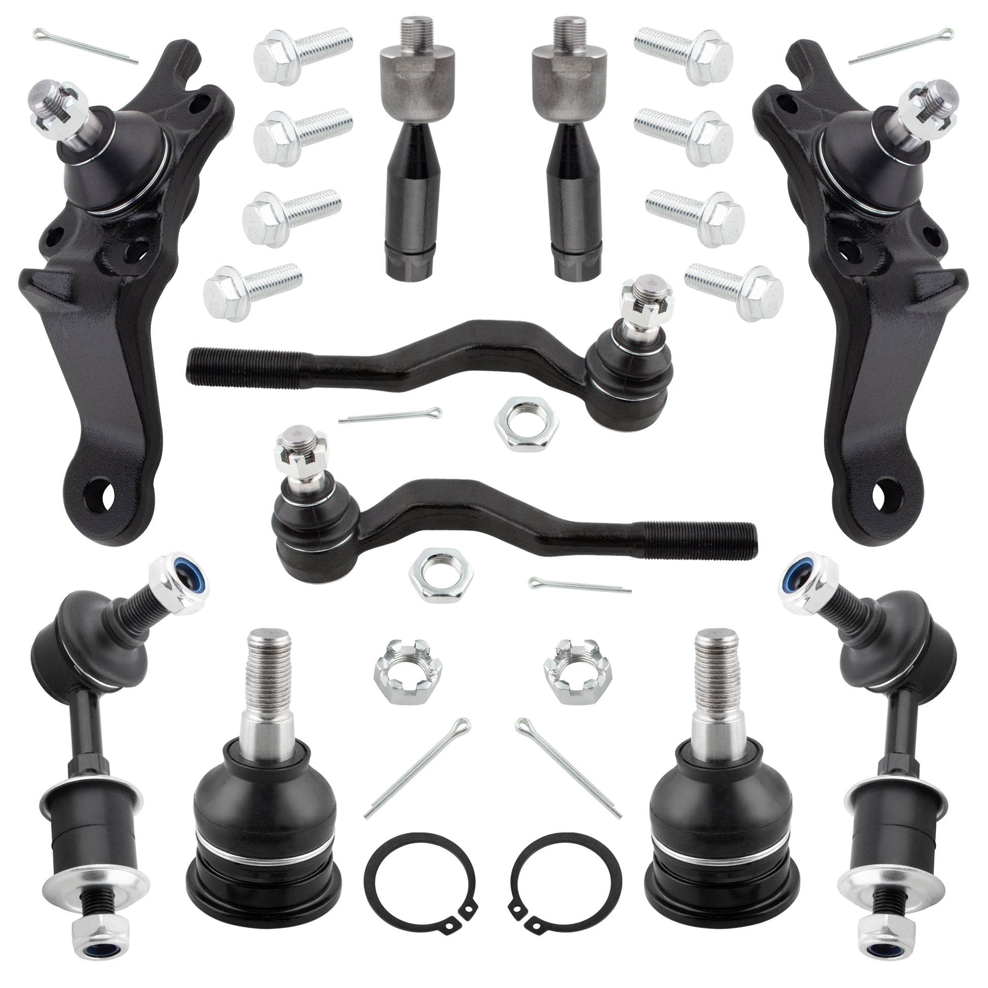 BOXI (Set of 10) Front Suspension Kit fit for Toyota Tacoma 1995-2000 4WD
