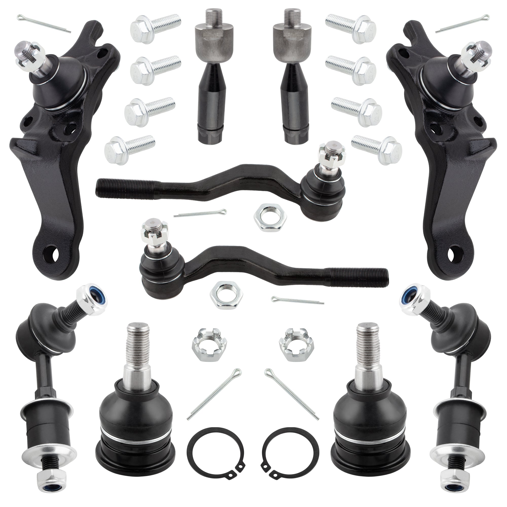 BOXI (Set of 10) Front Suspension Kit fit for Toyota Tacoma 1995-2000 4WD