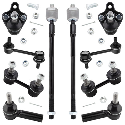 BOXI (Set of 10) Front Rear Suspension Kit fit for Geo Prizm 1993 1994 1995