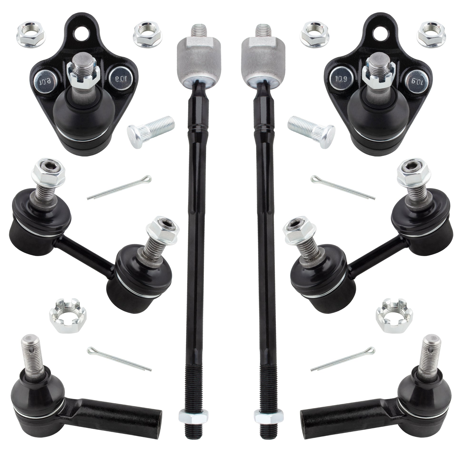 BOXI (Set of 8) Front Suspension Kit fit for Geo Prizm 1993-1995