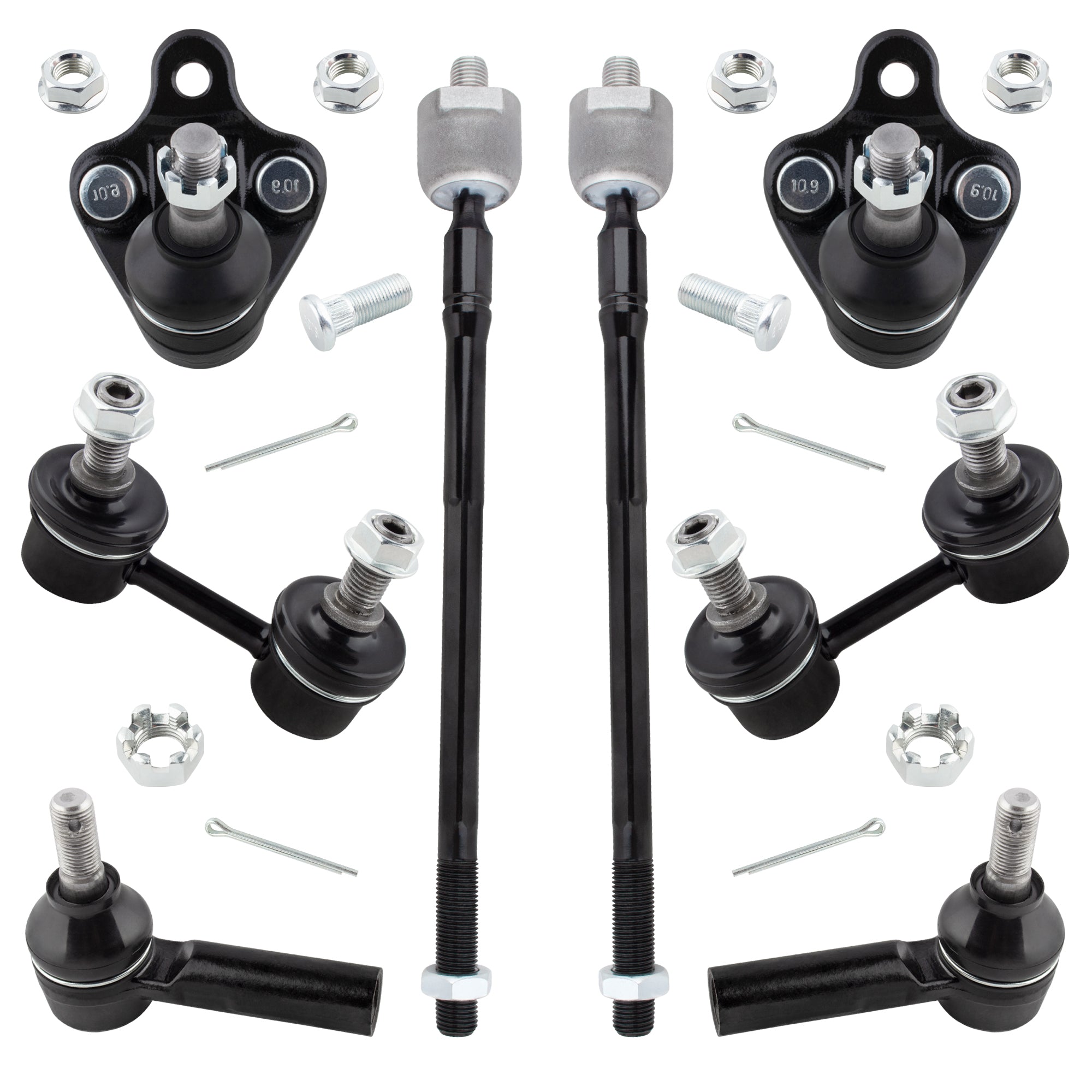 BOXI (Set of 8) Front Suspension Kit fit for Geo Prizm 1993-1995
