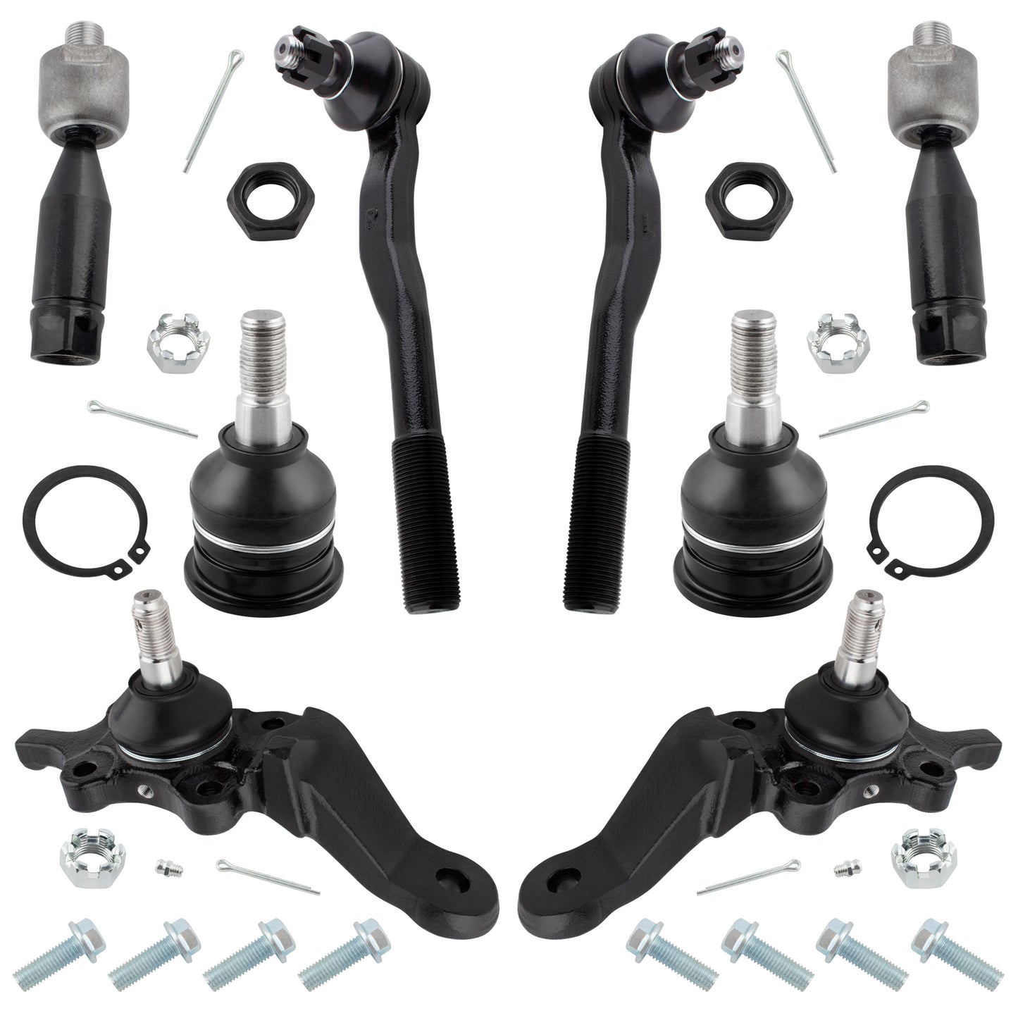 BOXI (Set of 8) Front Suspension Kit fit for Toyota 4Runner 1996 1997 1998 1999 2000 2001 2002