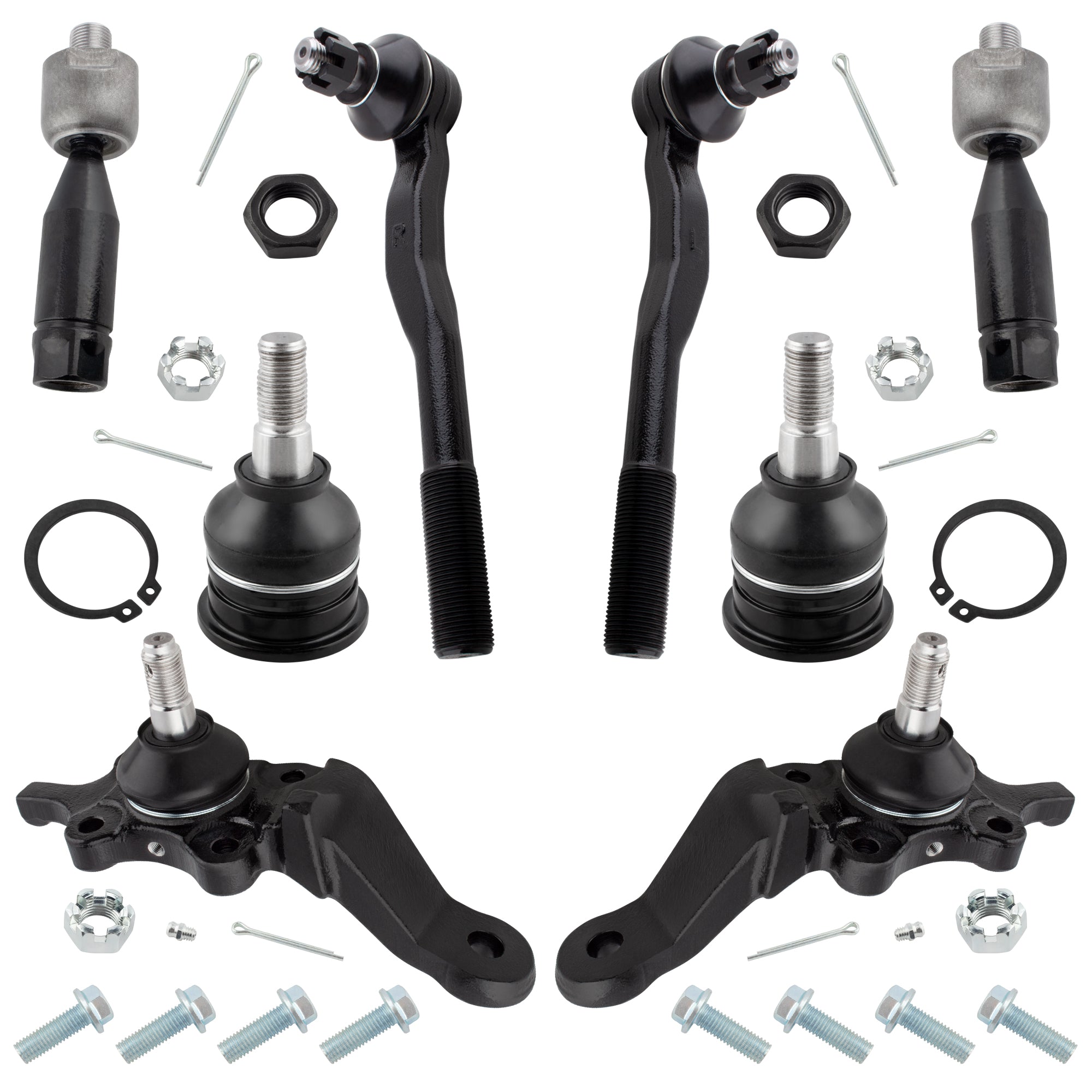 BOXI (Set of 8) Front Suspension Kit fit for Toyota 4Runner 1996 1997 1998 1999 2000 2001 2002