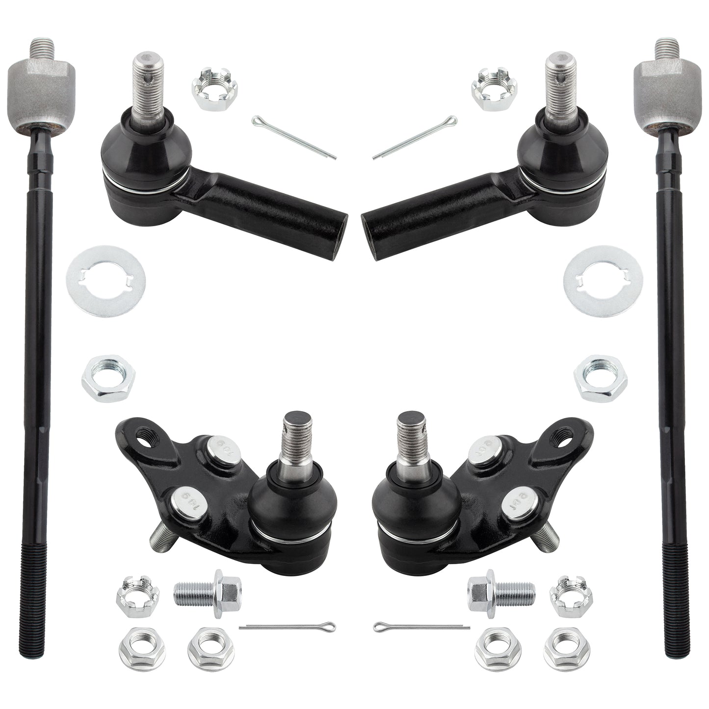 BOXI (Set of 6) Front Suspension Kit fit for Geo Prizm 1989-1992