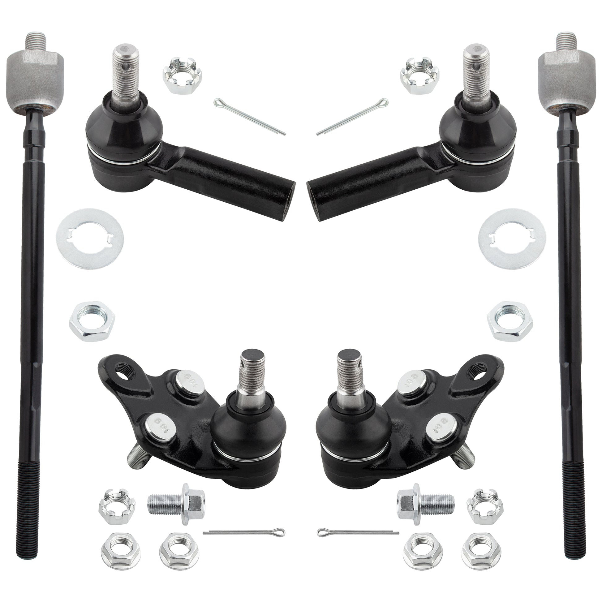 BOXI (Set of 6) Front Suspension Kit fit for Geo Prizm 1989-1992