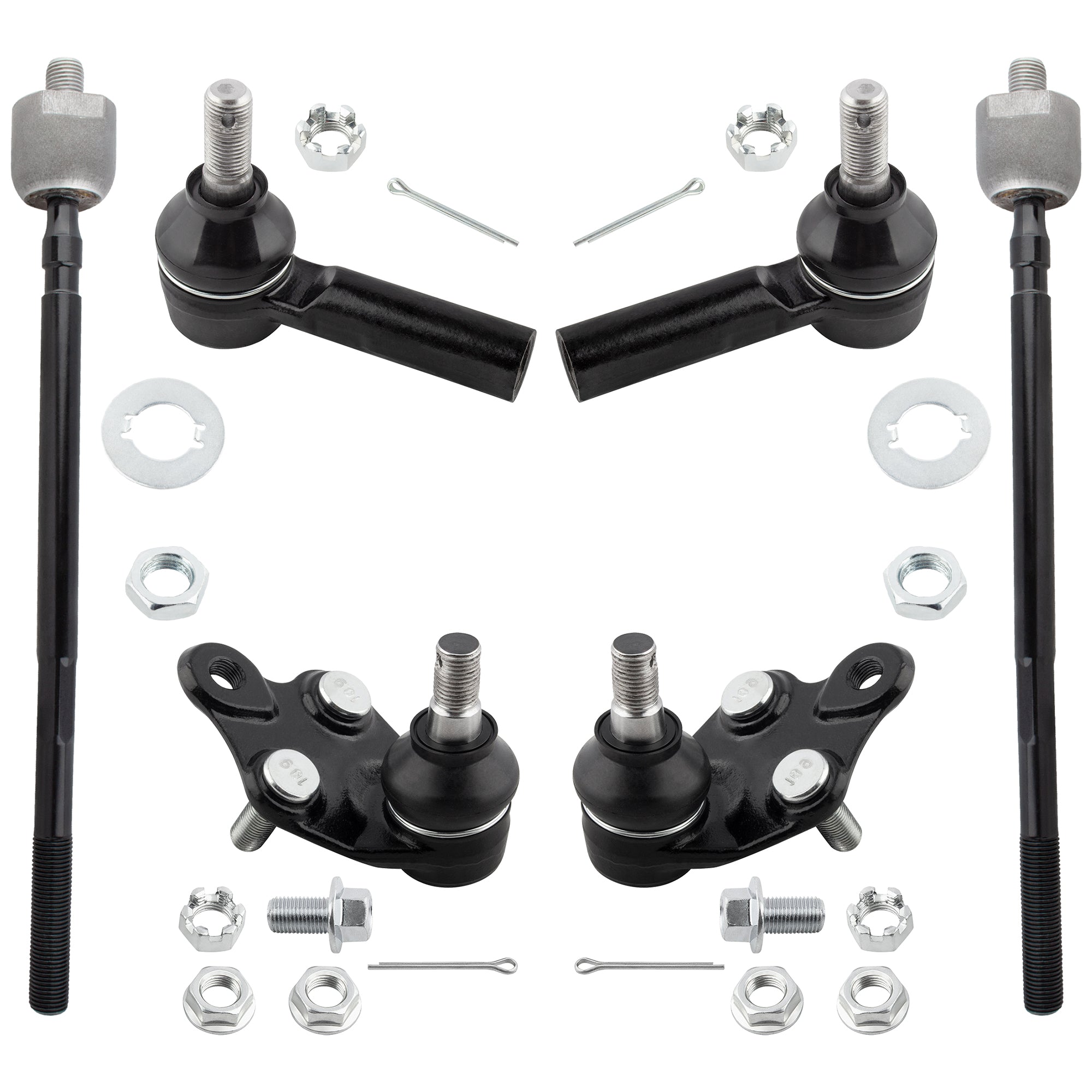 BOXI (Set of 6) Front Suspension Kit fit for Geo Prizm 1989-1992