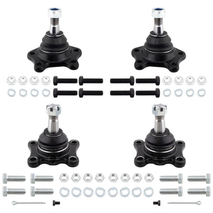 BOXI 4pc Front Upper and Lower Ball Joint Set Fits for Toyota 4Runner 1986-1989