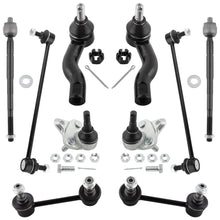 BOXI 10pc Front Rear Sway Bars Inner Outer Tierods Ball Joints Fit for Toyota RAV4 2001-2005