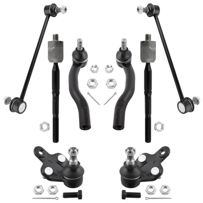 BOXI 8pc Front Ball Joints Sway Bars Tie Rods Fit for Lexus ES300 2002-2003