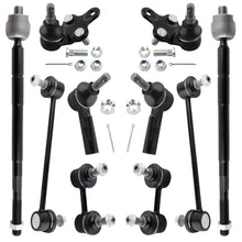 BOXI 10pc Front Rear Sway Bars Lower Ball Joints Tie Rods Fit Driver and Passenger Side for Lexus