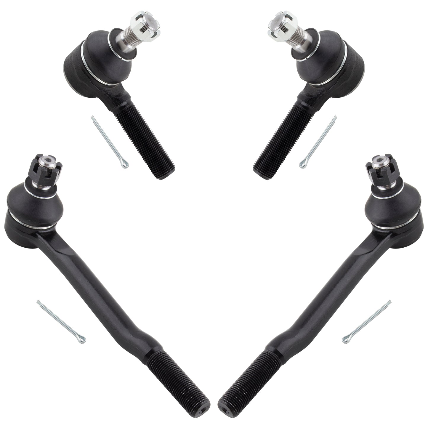 BOXI 4pc Front Inner Outer Tie Rod Ends Fit for Toyota 4Runner 1992-1995